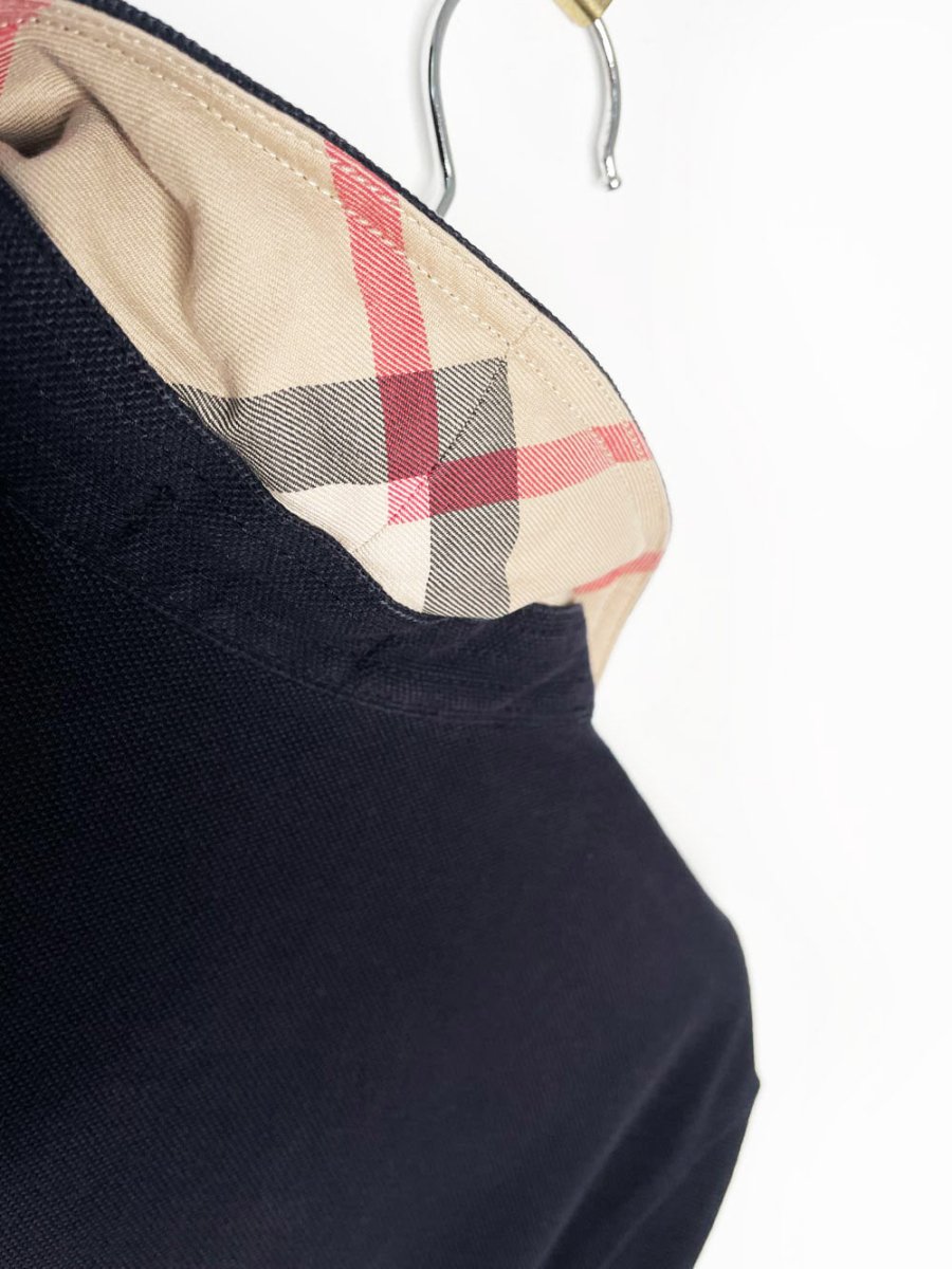 burberry brit nova check collar pique polo shirt - good market thrift store