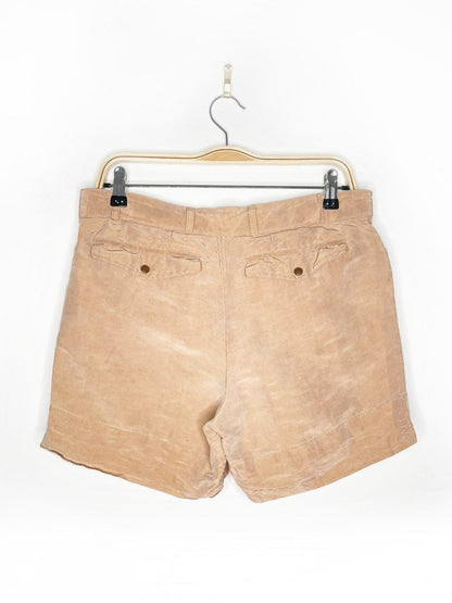 burberry prorsum 2013 resort linen - silk short | made in Italy - good market thrift store