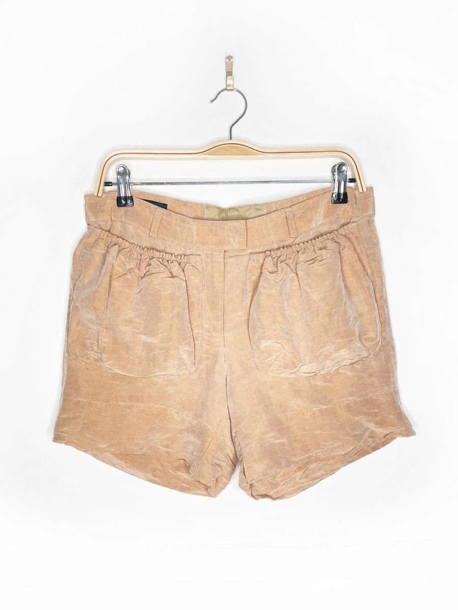 burberry prorsum 2013 resort linen - silk short | made in Italy - good market thrift store