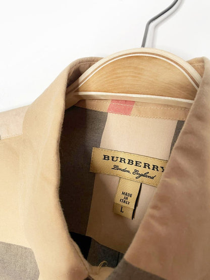 burberry summerton heritage check button down shirt - good market thrift store