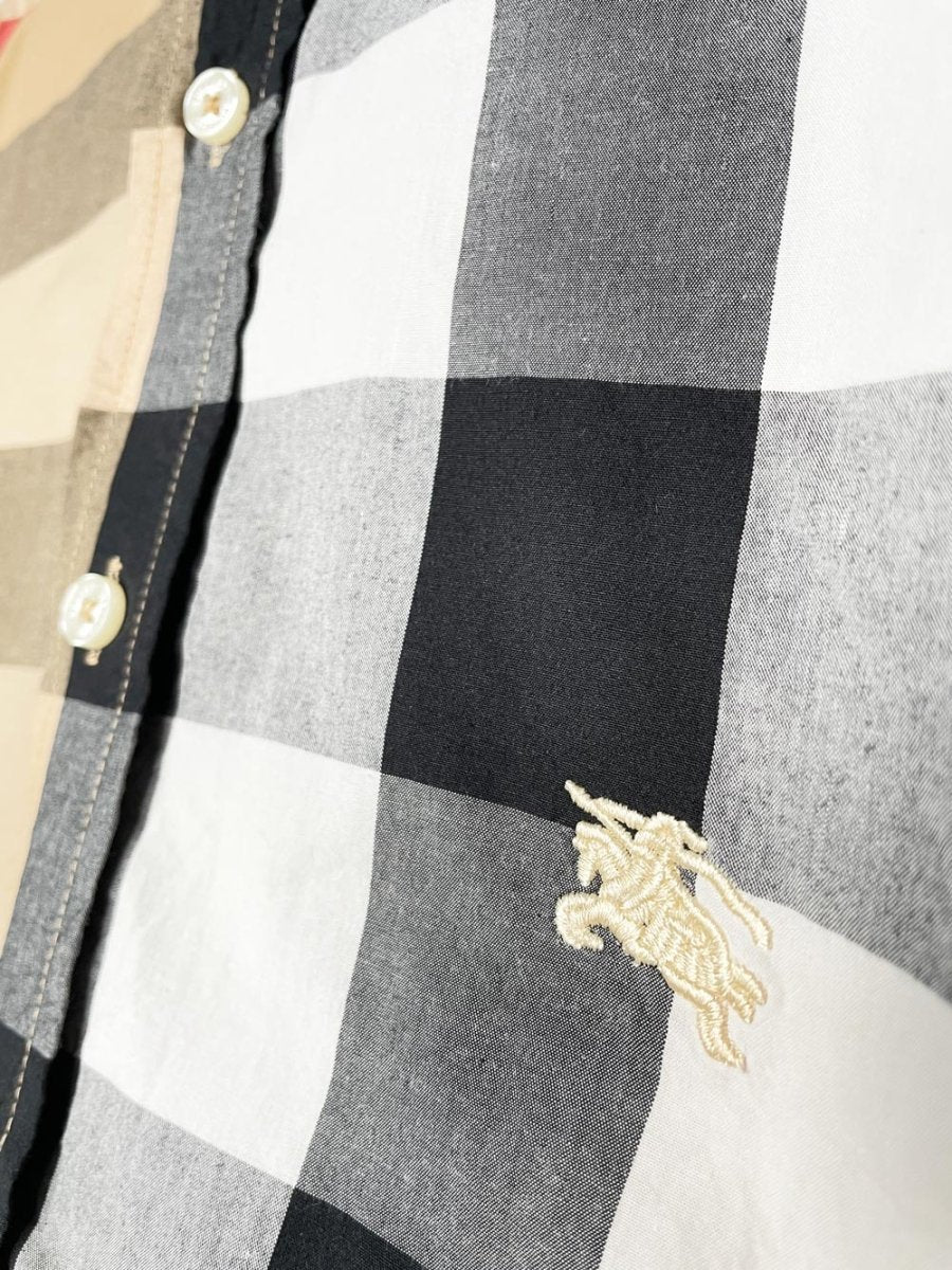 burberry summerton heritage check button down shirt - good market thrift store