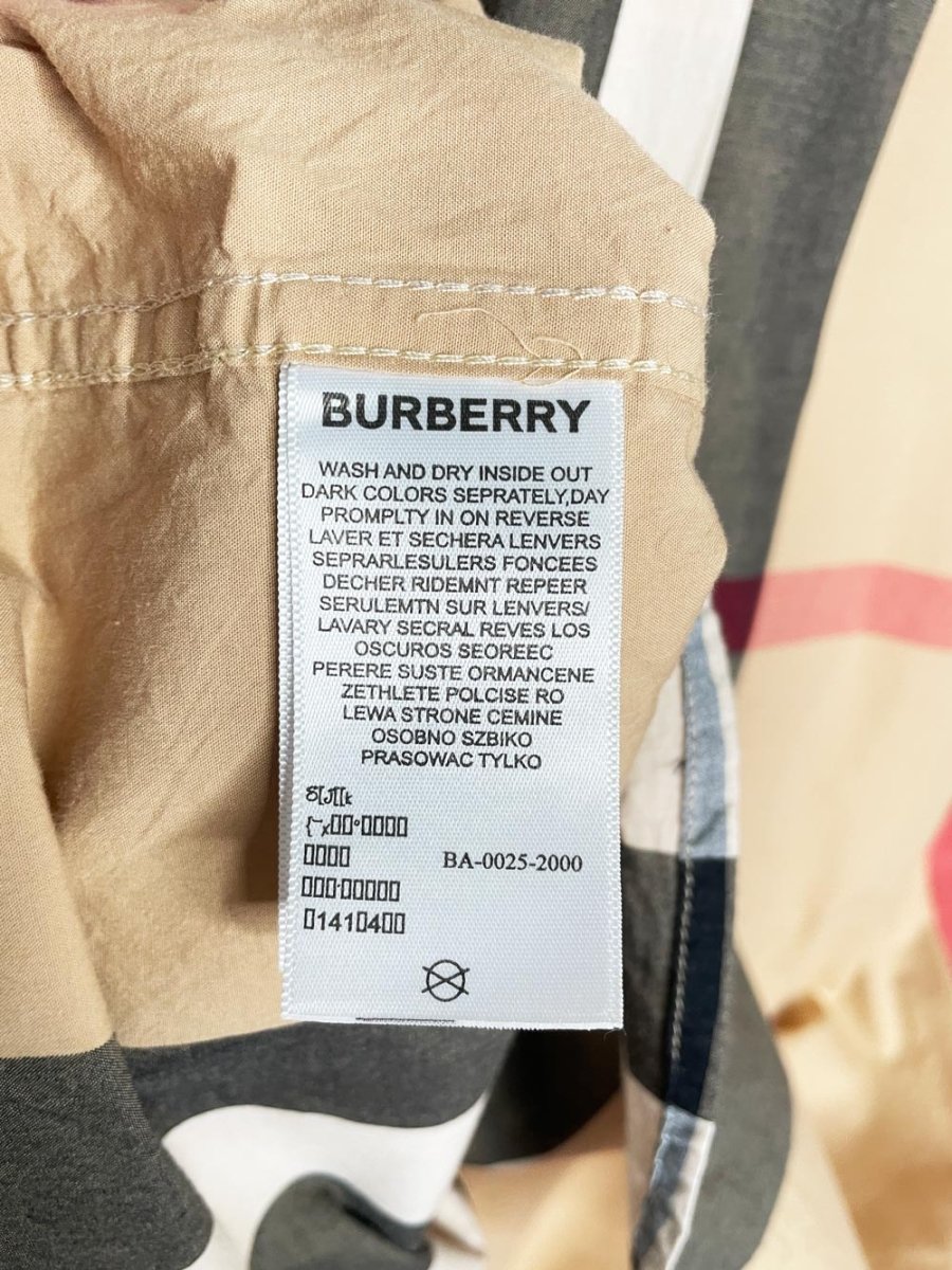 burberry summerton heritage check button down shirt - good market thrift store