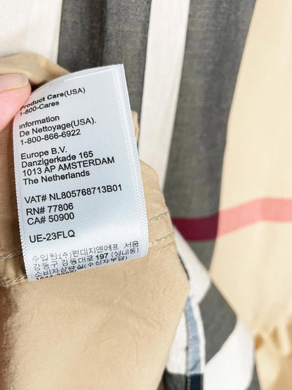 burberry summerton heritage check button down shirt - good market thrift store