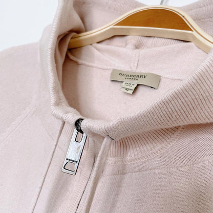 burberry cashmere-blend zip sweater cardigan
