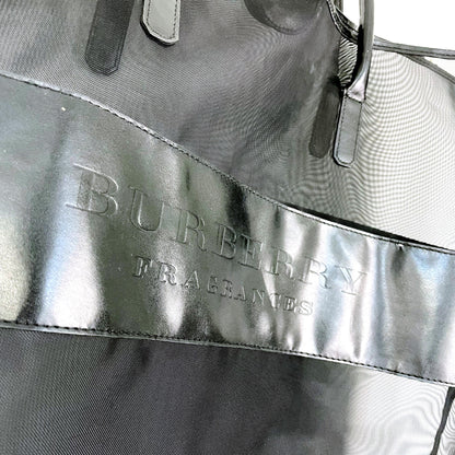 burberry mimimal logo mesh tote