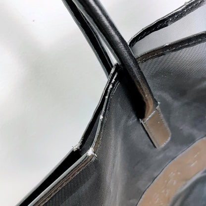 burberry mimimal logo mesh tote