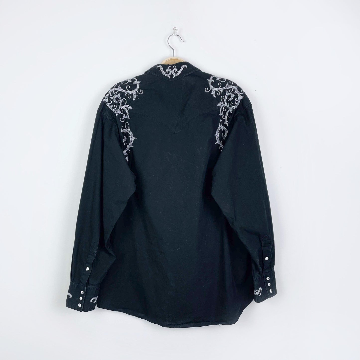 brooks & dunn roper panhandle snap button down - size xl