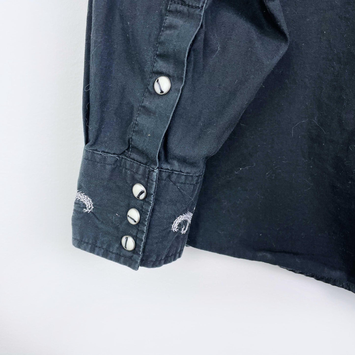 brooks & dunn roper panhandle snap button down - size xl