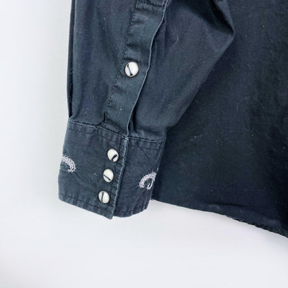 brooks & dunn roper panhandle snap button down - size xl