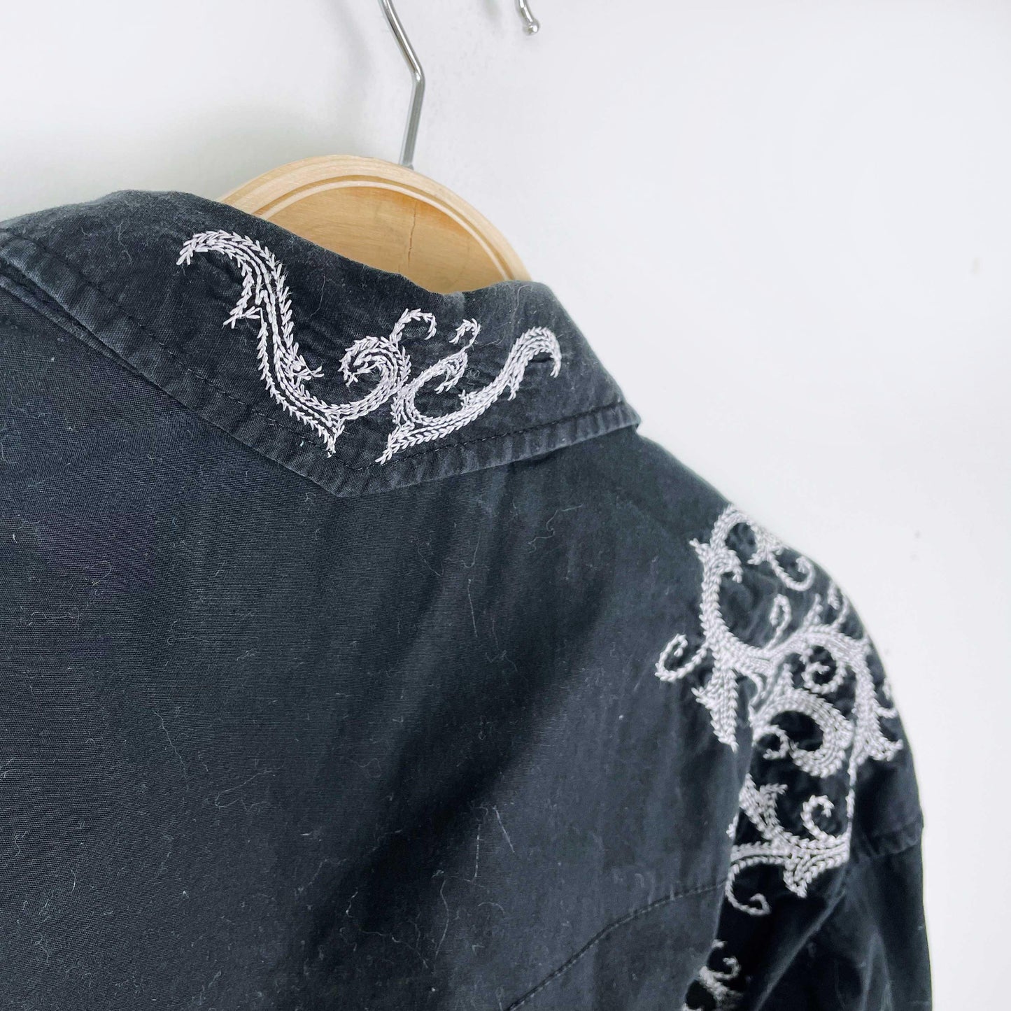 brooks & dunn roper panhandle snap button down - size xl