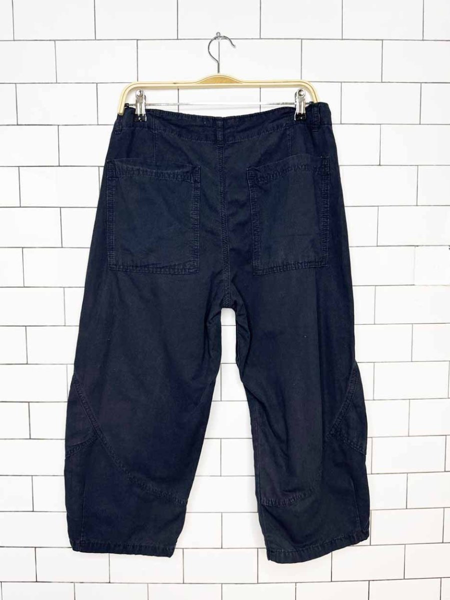by anthropologie balloon leg cropped utility pants - good market thrift store