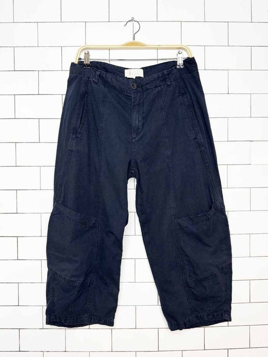 by anthropologie balloon leg cropped utility pants - good market thrift store