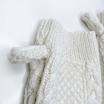 handmade wool fisherman sweater knit stocking