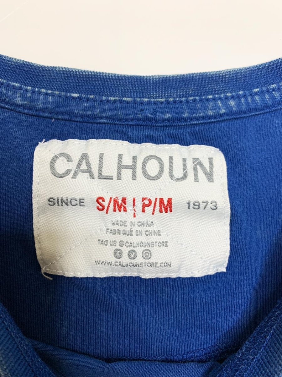 calhoun busch light tie dye oversized cropped tee - good market thrift store