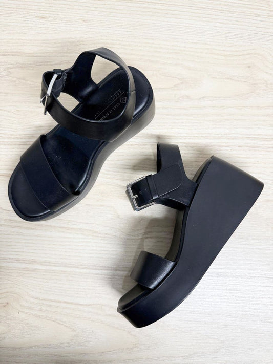 call it spring merisa wedge platform vegan sandal - good market thrift store