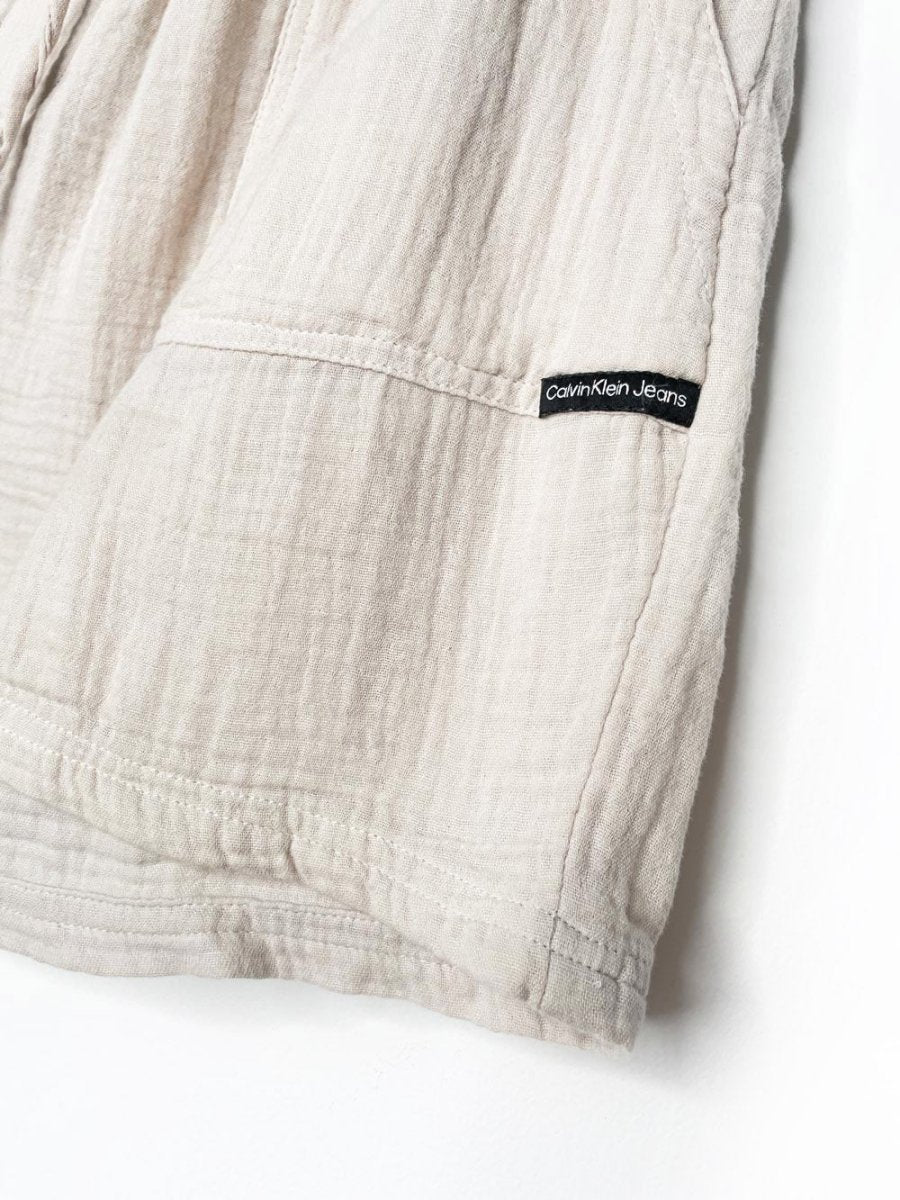 calvin klein gauze cotton lounge short - good market thrift store