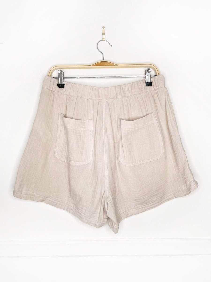 calvin klein gauze cotton lounge short - good market thrift store