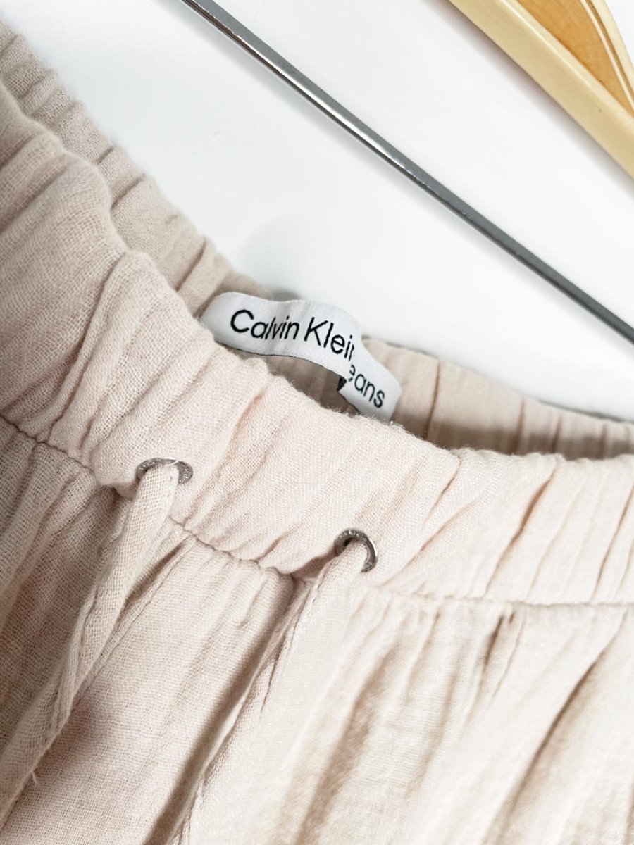 calvin klein gauze cotton lounge short - good market thrift store