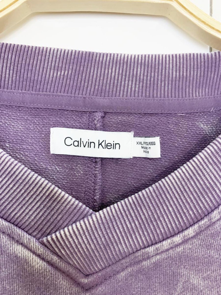 calvin klein tie dye boxy oversized sweatshirt - good market thrift store