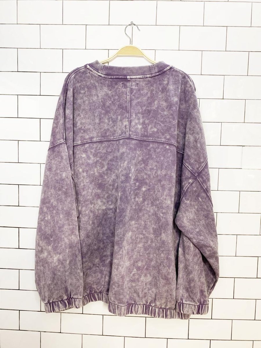 calvin klein tie dye boxy oversized sweatshirt - good market thrift store