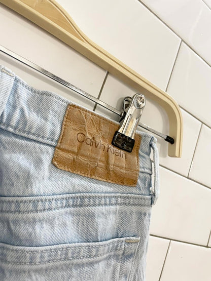 calvin klein ultra high wide leg jeans - good market thrift store