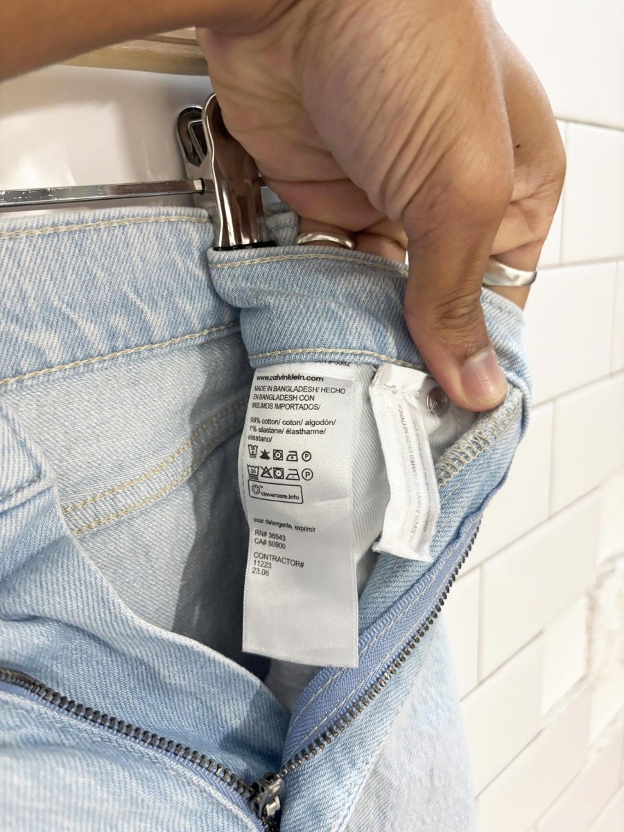 calvin klein ultra high wide leg jeans - good market thrift store