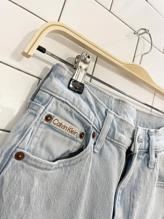 calvin klein ultra high wide leg jeans - good market thrift store