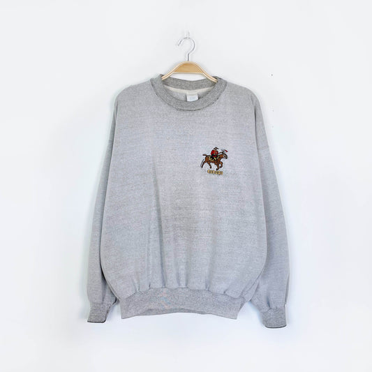vintage 90s marc tetro rcmp sweatshirt