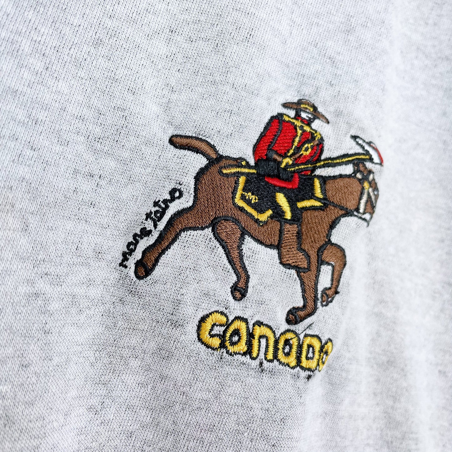 vintage 90s marc tetro rcmp sweatshirt