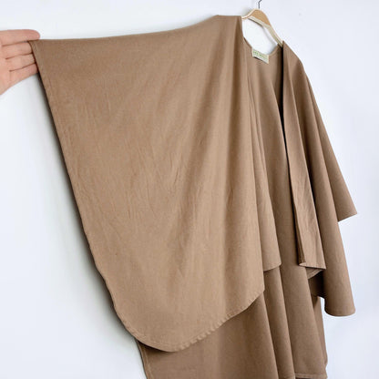 vintage 70s jimmy hourihan 100% irish wool camel cape