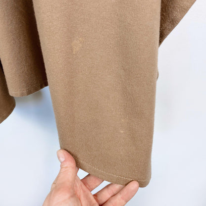 vintage 70s jimmy hourihan 100% irish wool camel cape