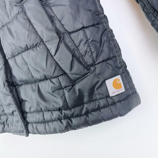 carhartt hooded puffer jacket - size small (7-8)