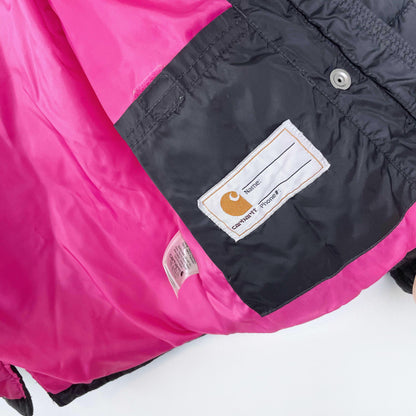 carhartt hooded puffer jacket - size small (7-8)