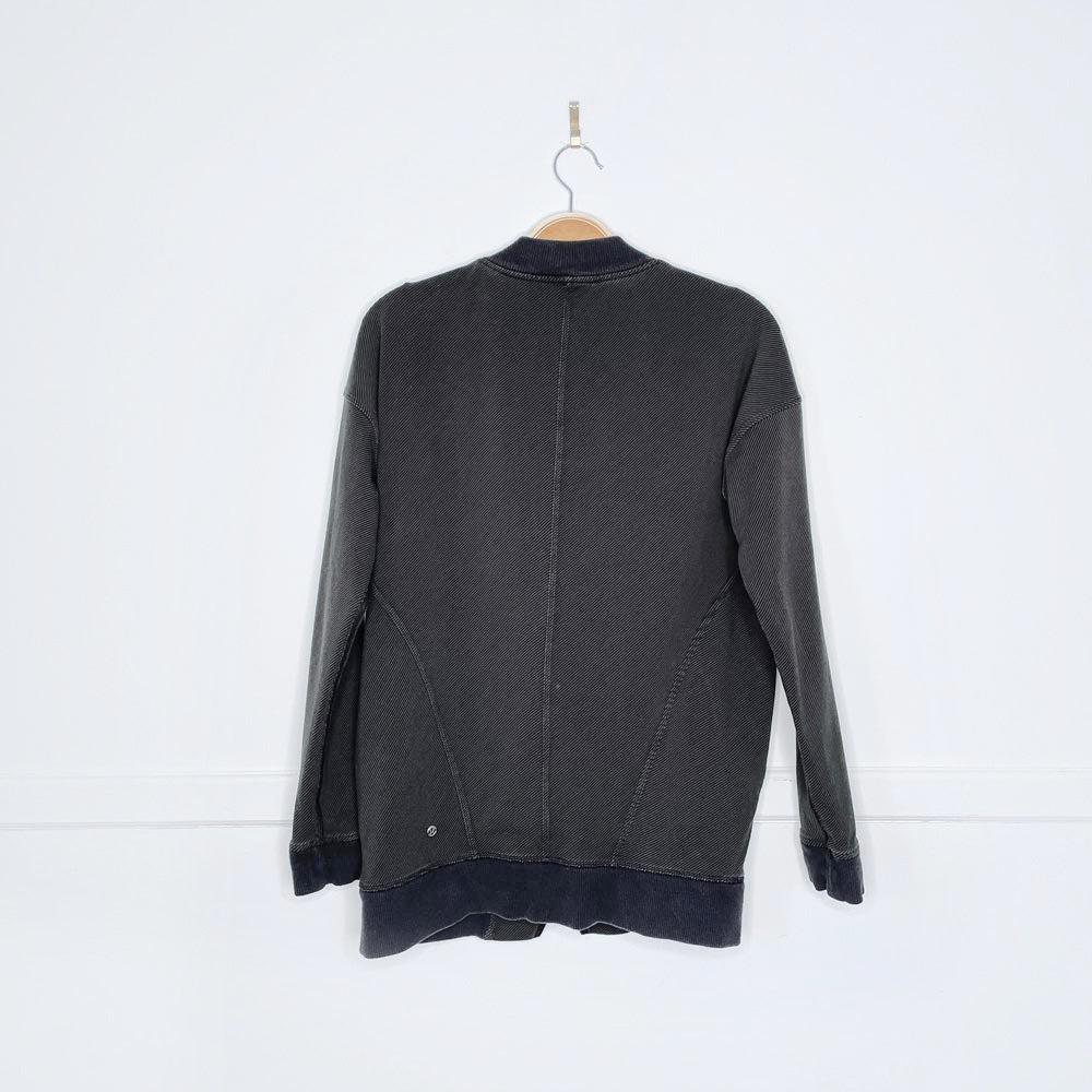 lululemon mula bundle wrap jacket french terry