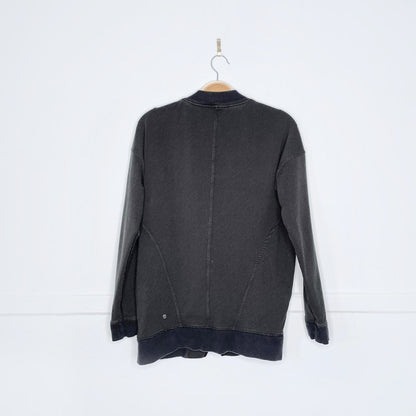 lululemon mula bundle wrap jacket french terry
