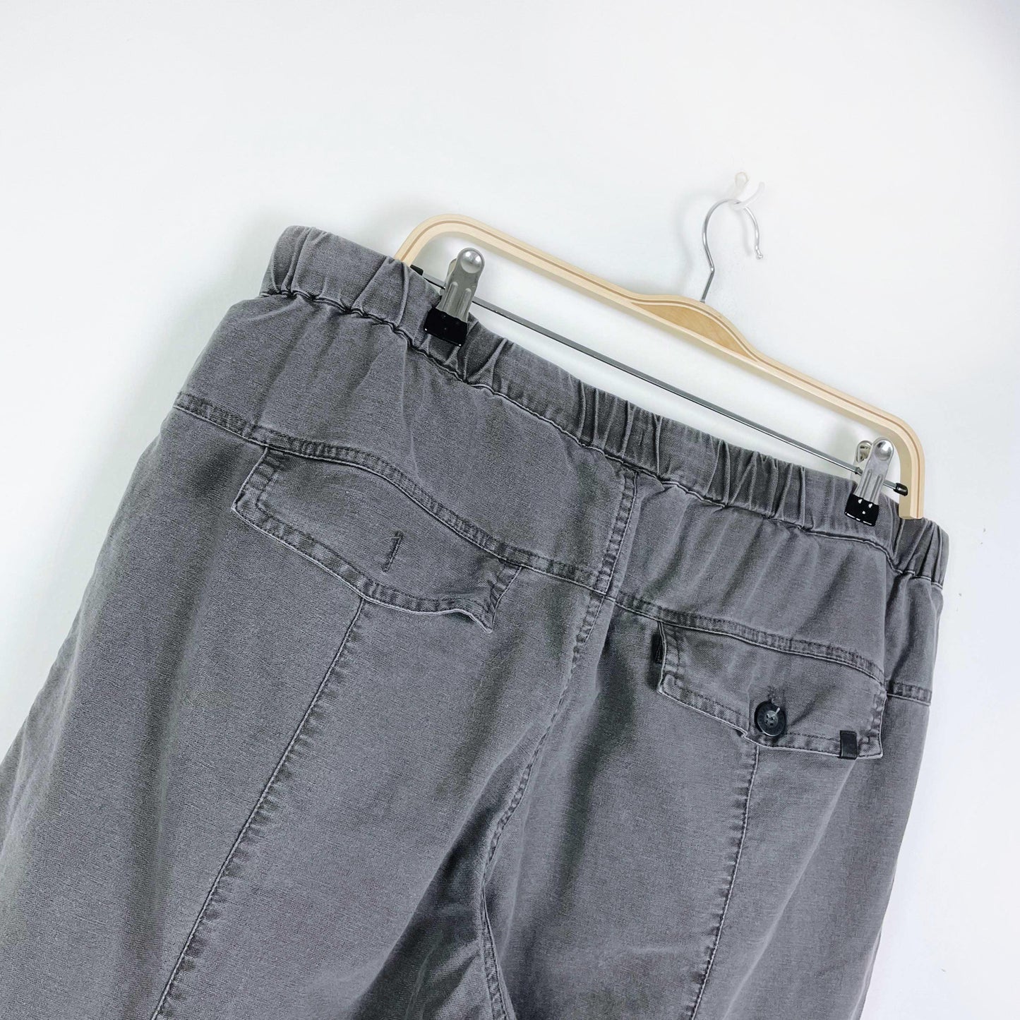 roots 2021 linen-blend cargo pants - size xl