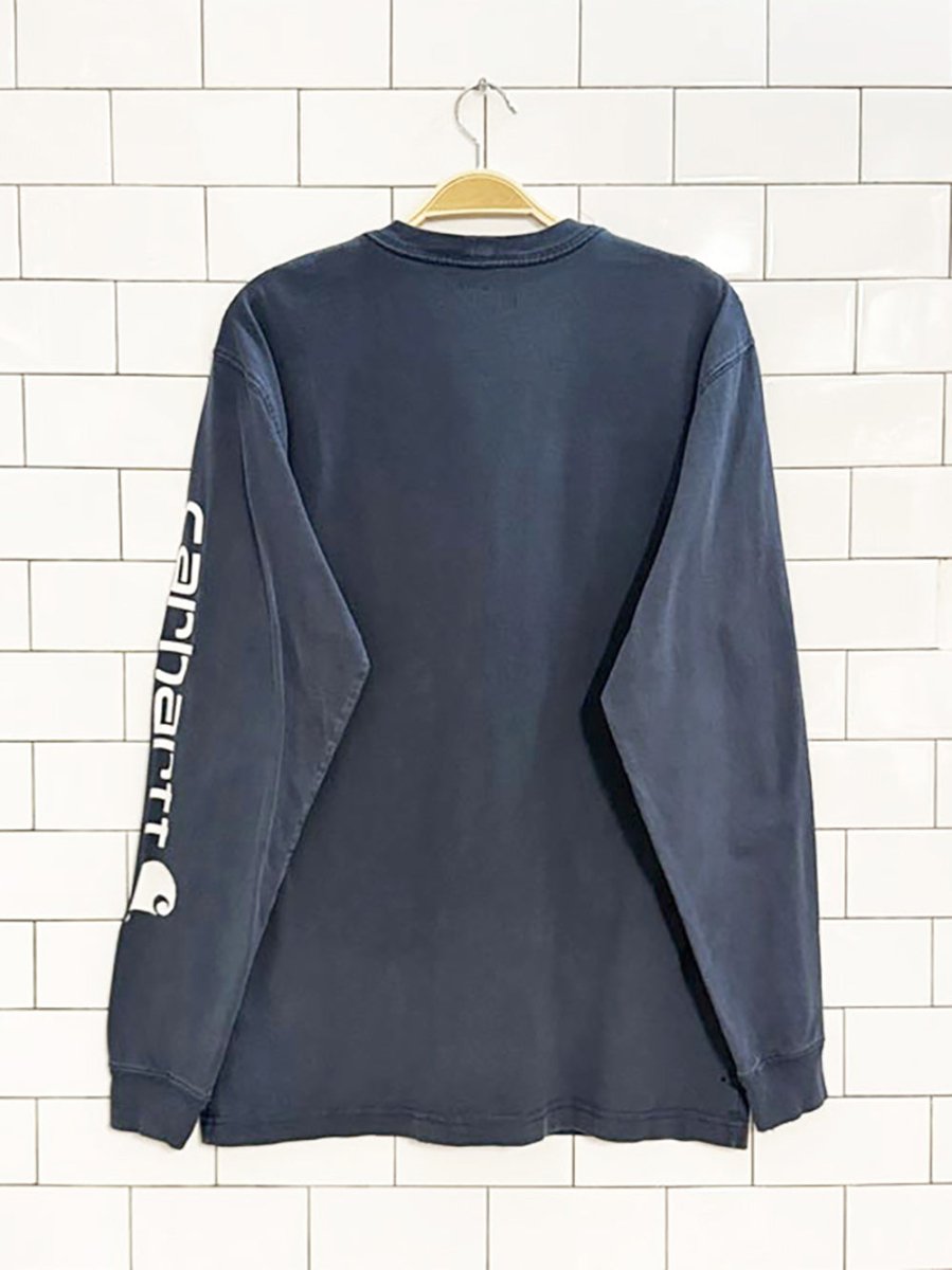 carhartt loose fit long sleeve graphic tee - good market thrift store