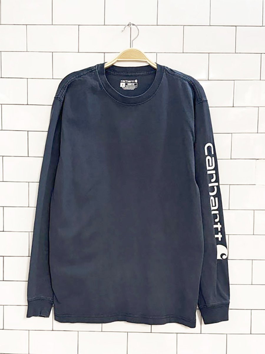 carhartt loose fit long sleeve graphic tee - good market thrift store