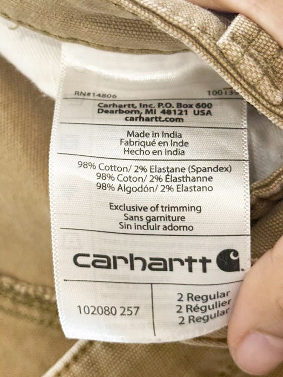 carhartt original fit carpenter work pants - good market thrift store