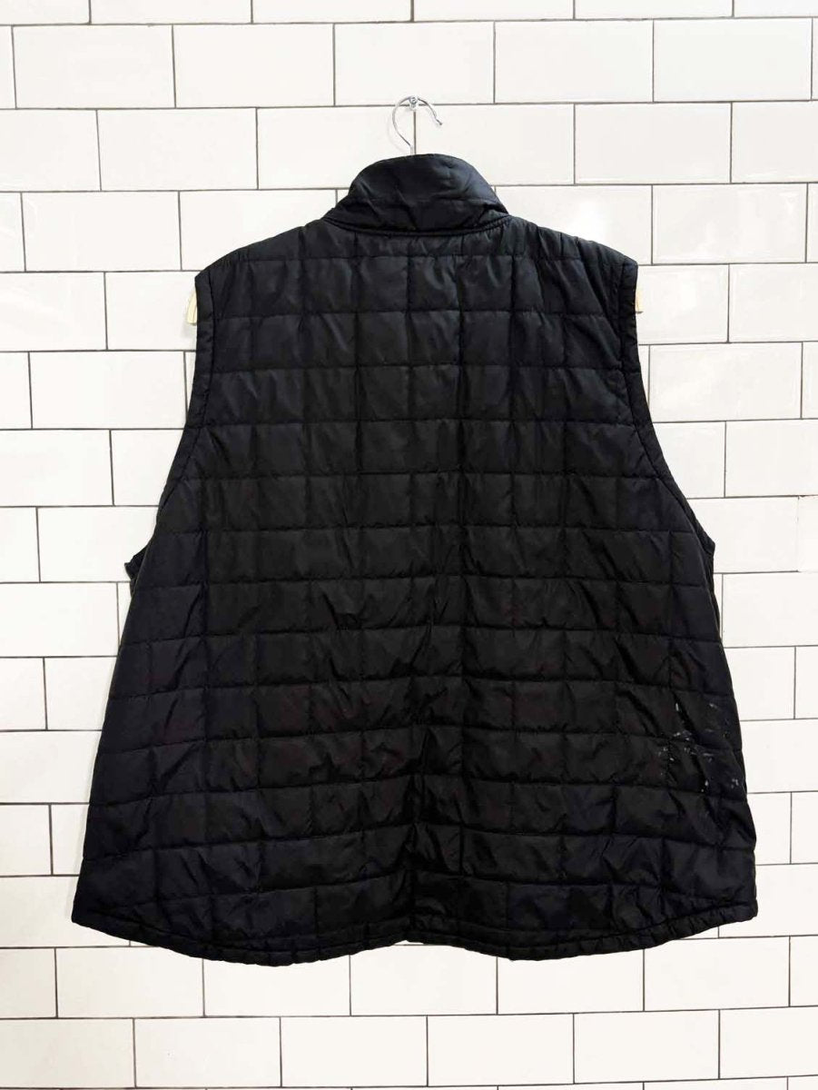 carhartt reversible plaid flannel full zip puffer vest - good market thrift store