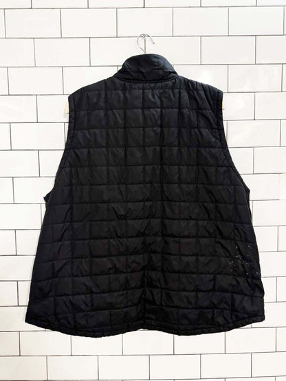 carhartt reversible plaid flannel full zip puffer vest - good market thrift store