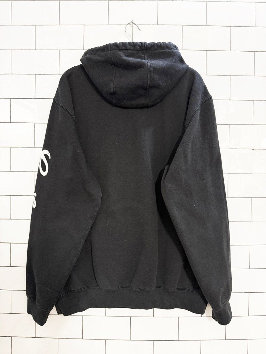 carhartt script graphic loose fit hooded sweatshirt - good market thrift store