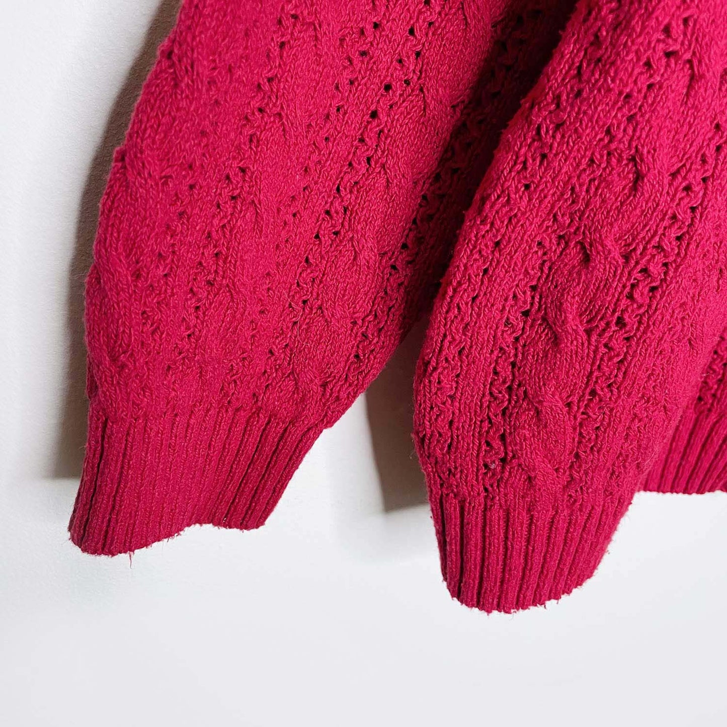 vintage 90s nr by parkhurst knit holiday cat cardigan - size medium