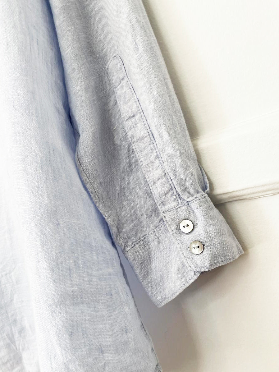 c&c california 100% linen full button shirt - good market thrift store