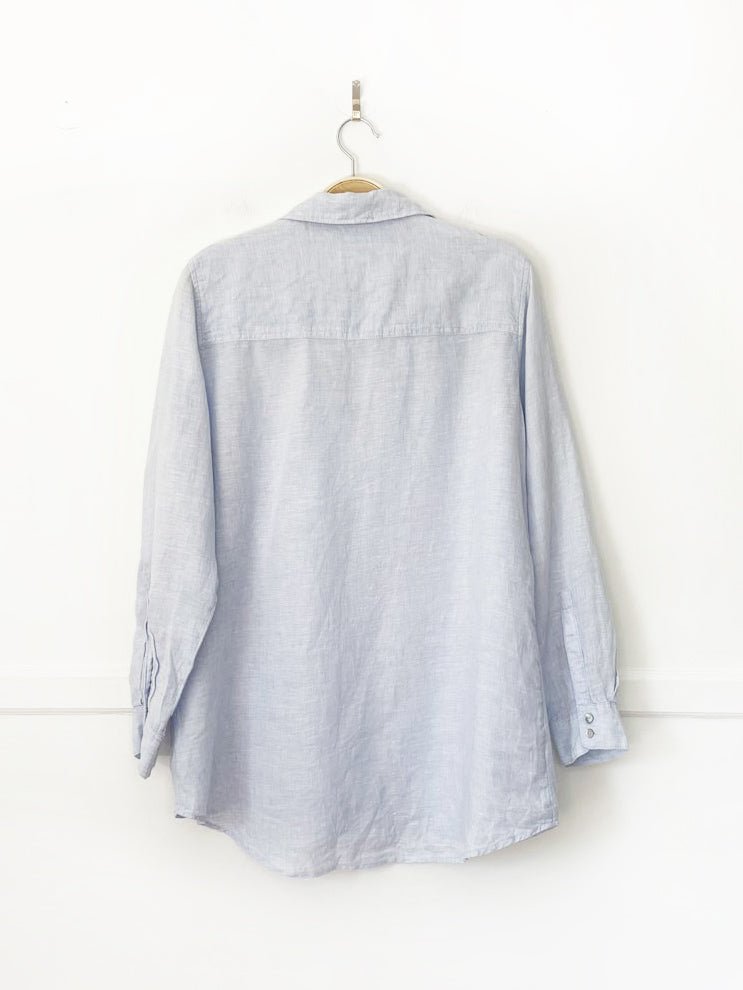 c&c california 100% linen full button shirt - good market thrift store