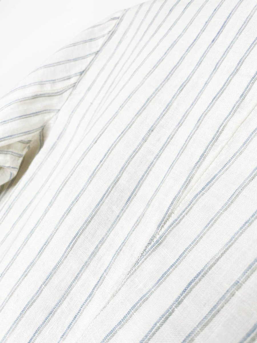 c&c california 100% linen striped summer blazer - good market thrift store