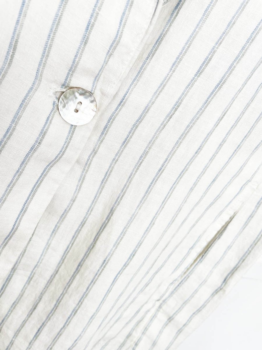 c&c california 100% linen striped summer blazer - good market thrift store
