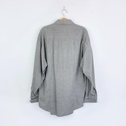 vintage christian dior button down french cuff shirt