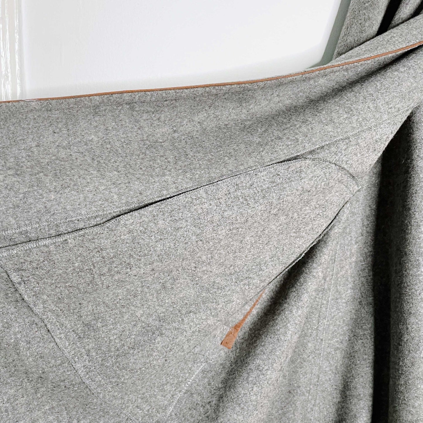 vintage 70s céline wool-cashmere full length gala cape