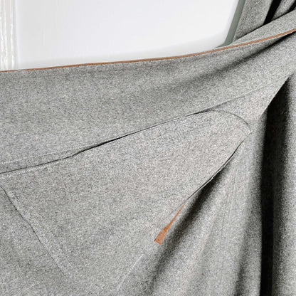 vintage 70s céline wool-cashmere full length gala cape